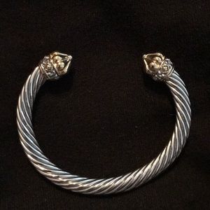 John Medeiros Large Antiqua Cable Cuff
